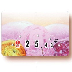 Etiquette : Saveur Traiteur neutre - 7x10 cm (avec roulettes)disponible à la Maison Pollet de Toulouse