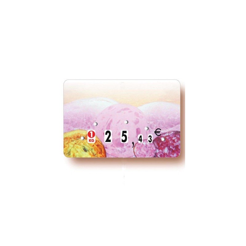 Etiquette : Saveur Traiteur neutre - 7x10 cm (avec roulettes)disponible à la Maison Pollet de Toulouse