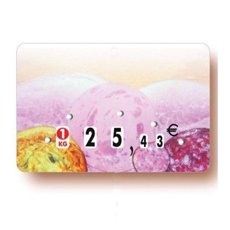 Etiquette : Saveur Traiteur neutre - 7x10 cm (avec roulettes)disponible à la Maison Pollet de Toulouse