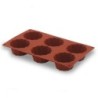 Moule en silicone Briochette 6 cavités - Ø 79x30 mmdisponible à la Maison Pollet de Toulouse