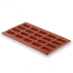 Moule en silicone Rectangle 20 cavités - 49x26x11 mmdisponible à la Maison Pollet de Toulouse