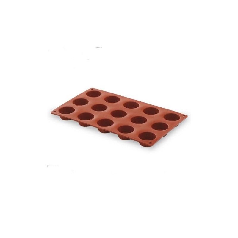 Moule en silicone Petit Four 15 cavités - Ø 40x20 mmdisponible à la Maison Pollet de Toulouse