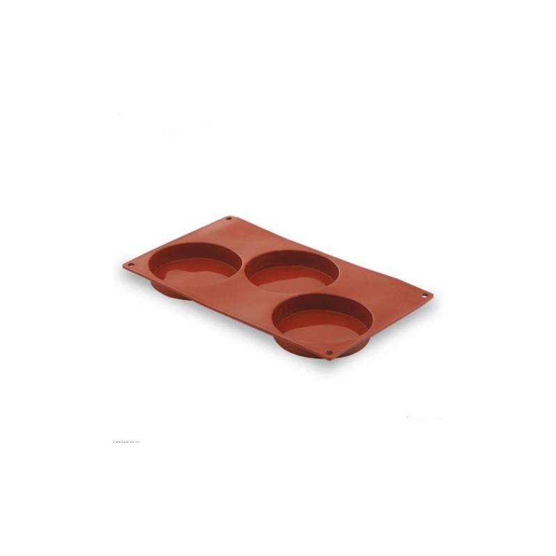 Moule en silicone Base spongieuse 3 cavités - Ø 103x20 mmdisponible à la Maison Pollet de Toulouse