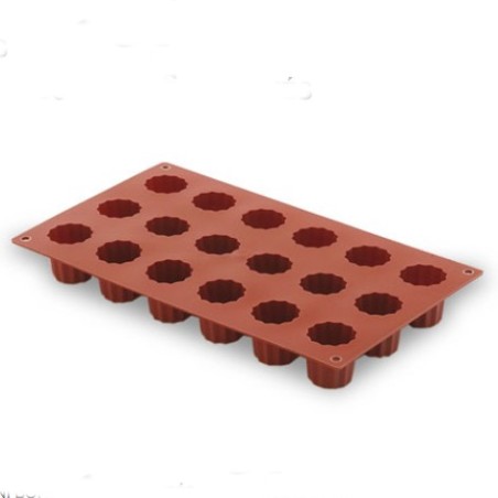 Moule en silicone Bordelais 18 cavités - Ø 25x30 mmdisponible à la Maison Pollet de Toulouse