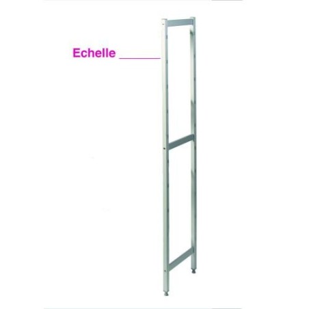 Echelle aluminium pour étagère frigo - 560x2100 mmdisponible à la Maison Pollet de Toulouse