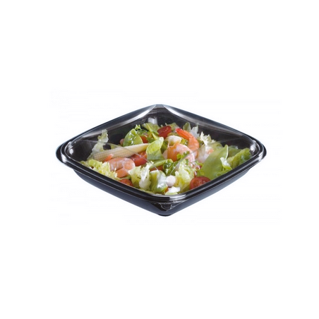 Barquette Fraîcheur CRUDIPACK Noir 500 g - 160x160x39 mm (x80)disponible à la Maison Pollet de Toulouse