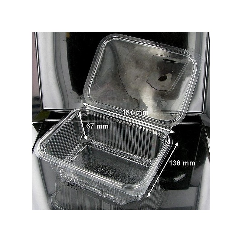 Barquette Fraîcheur OPTI 1000 g - 187x138x67 mm (x50) - Utilisation - 40° / + 70° Cdisponible à la Maison Pollet de Toulouse