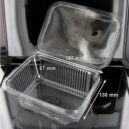 Barquette Fraîcheur OPTI 1000 g - 187x138x67 mm (x50) - Utilisation - 40° / + 70° Cdisponible à la Maison Pollet de Toulouse