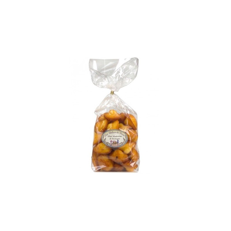 Madeleine mini Nature de Bretagne pur beurre - 250 g (Les Délices de Marie)disponible à la Maison Pollet de Toulouse