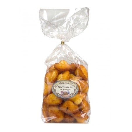 Madeleine mini Nature de Bretagne pur beurre - 250 g (Les Délices de Marie)disponible à la Maison Pollet de Toulouse
