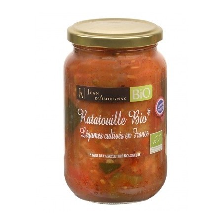 Ratatouille BIO - 37 cl (Jean d'Audignac) Légumes cultivés en Francedisponible à la Maison Pollet de Toulouse