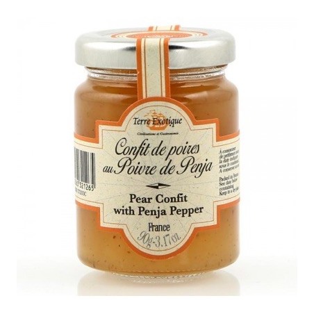 Condiment de poires au poivre de Penja, 90 g (Terre Exotique)disponible à la Maison Pollet de Toulouse
