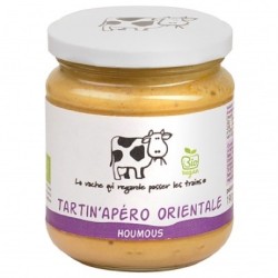 Tartin'Apéro orientale houmous bio - 190 g (La vache qui regarde passer les trains)disponible à la Maison Pollet de Toulouse