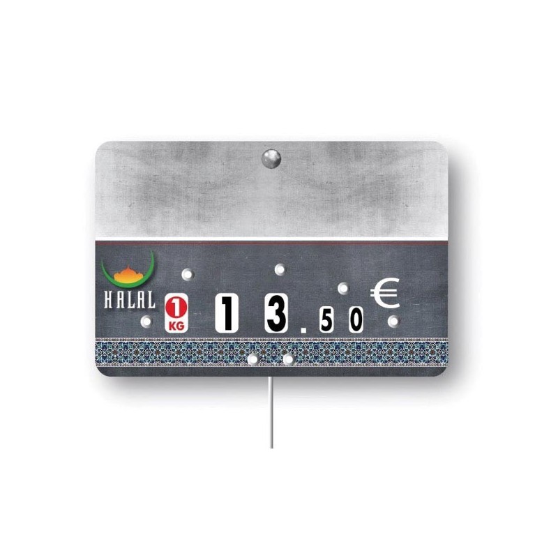 Etiquette : Harissa neutre - 7x10 cm (avec roulettes & pique inox)disponible à la Maison Pollet de Toulouse