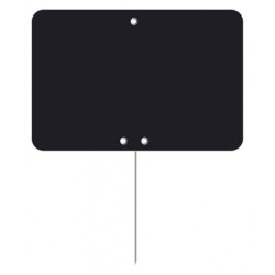 Etiquette : Noire neutre - 6x8 cm (pique inox)disponible à la Maison Pollet de Toulouse