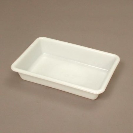 Bac Plat PEHD Blanc 3 L - 347x230x70 mm (Gilac)disponible à la Maison Pollet de Toulouse