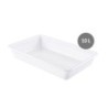 Bac Plat PEHD Blanc 10 L - 535x385x80 mm (Gilac)disponible à la Maison Pollet de Toulouse