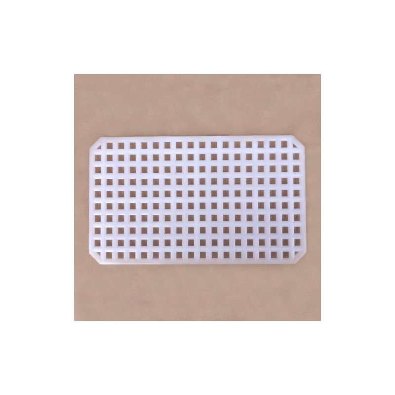 Grille 10 L PEHD Blanc - 470x320x8 mm (Gilac)disponible à la Maison Pollet de Toulouse