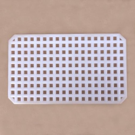 Grille 10 L PEHD Blanc - 470x320x8 mm (Gilac)disponible à la Maison Pollet de Toulouse
