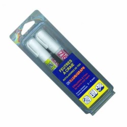 Feutre Craie Blanc pointe largedisponible à la Maison Pollet de Toulouse