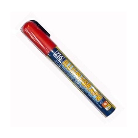 Feutre Craie Rouge pointe largedisponible à la Maison Pollet de Toulouse