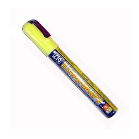 Feutre Craie Jaune pointe largedisponible à la Maison Pollet de Toulouse