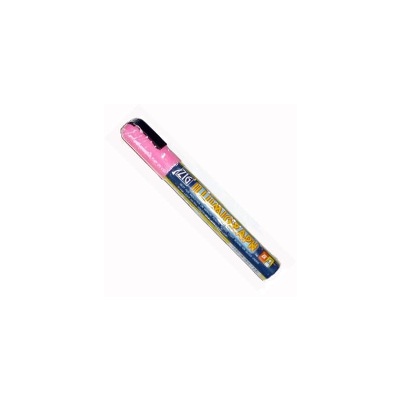 Feutre Craie Rose pointe largedisponible à la Maison Pollet de Toulouse