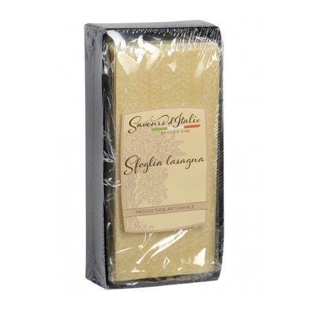 Pâtes à lasagne - 500 g (Saveurs d'Italie)disponible à la Maison Pollet de Toulouse