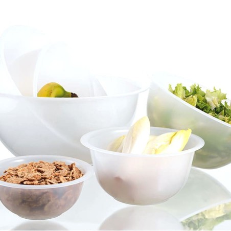 Bassine Polypropylène blanc demi-sphérique Ø 240 mm - 2,50 Ldisponible à la Maison Pollet de Toulouse