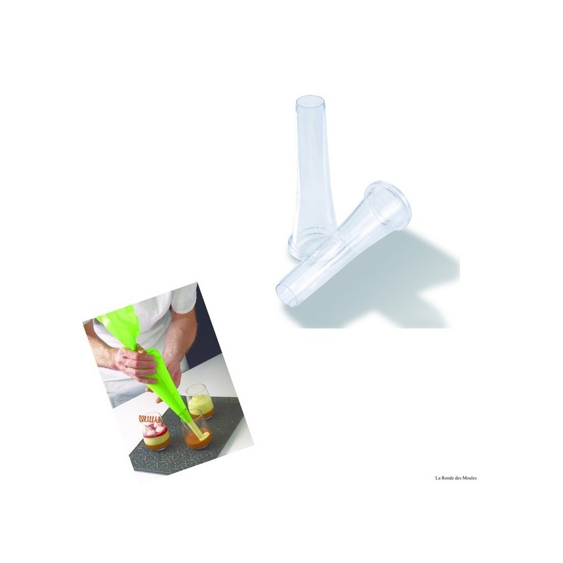 Douille Copolyester unie pour verrine Ø 10x105 mmdisponible à la Maison Pollet de Toulouse