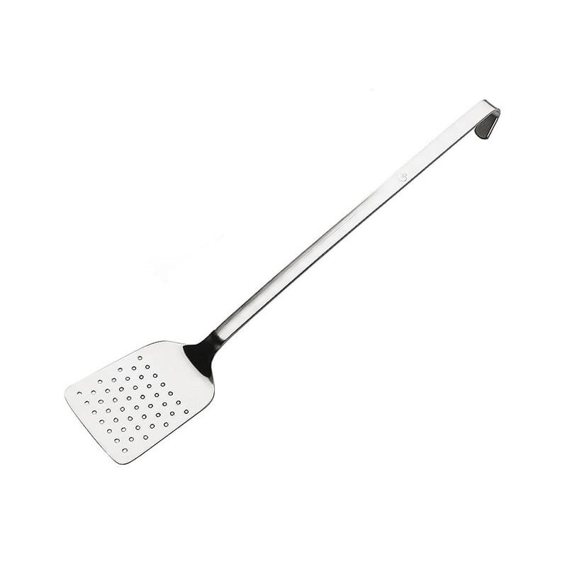 Spatule Inox ajourée 120x120x500 mmdisponible à la Maison Pollet de Toulouse