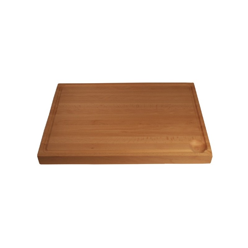 Planche de découpe en Hêtre - 600x400x42 mm avec glissière entraxe ..... mmdisponible à la Maison Pollet de Toulouse