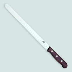 Couteau Saumon & Jambon 30 cm manche bois Palissandre (Victorinox)disponible à la Maison Pollet de Toulouse