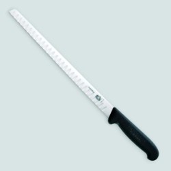 Couteau Saumon & Jambon 30 cm manche Noir (Victorinox)disponible à la Maison Pollet de Toulouse