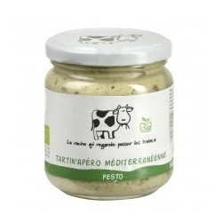 Tartin'Apéro Méditerranéenne bio Pesto - 190 g (La vache qui regarde passer les trains)disponible à la Maison Pollet de Toulouse