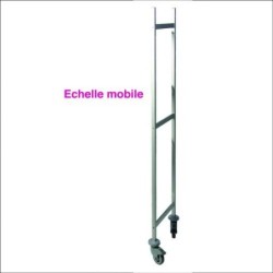Echelle aluminium sur roue 360x1800 mm pour étagère frigodisponible à la Maison Pollet de Toulouse