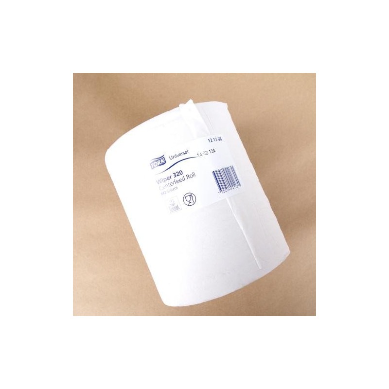 Rouleau essuyage 2 plis 200x300 mm - 450 formats Blanc à dévidage centraldisponible à la Maison Pollet de Toulouse