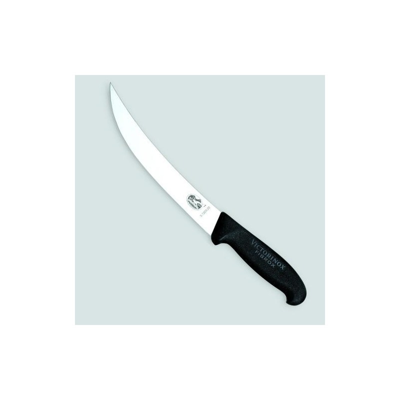 Trancheur/Boucher courbe 20 cm manche Noir (Victorinox)disponible à la Maison Pollet de Toulouse