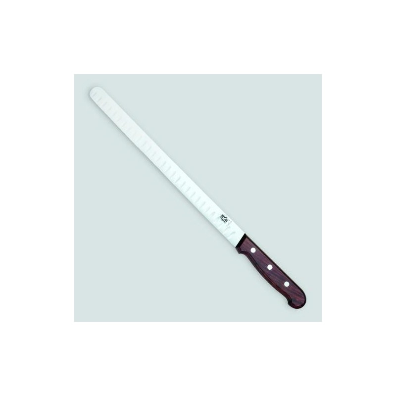 Couteau Saumon & Jambon 30 cm manche bois Palissandre (Victorinox)disponible à la Maison Pollet de Toulouse