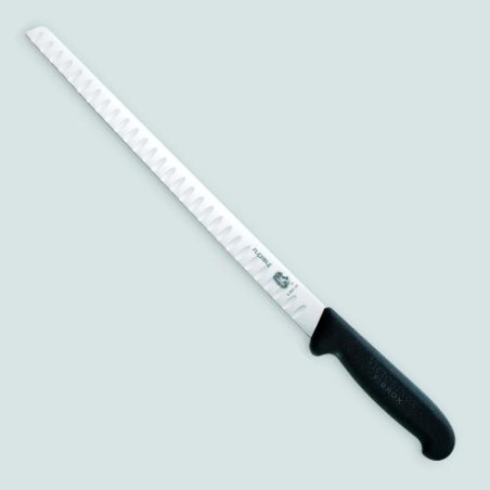 Couteau Saumon & Jambon 30 cm manche Noir (Victorinox)disponible à la Maison Pollet de Toulouse