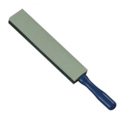 Pierre à huile 250x50x25 mm avec manche plastiquedisponible à la Maison Pollet de Toulouse