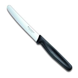 Couteau Steak & Tomate bout rond manche Noir (Victorinox)disponible à la Maison Pollet de Toulouse
