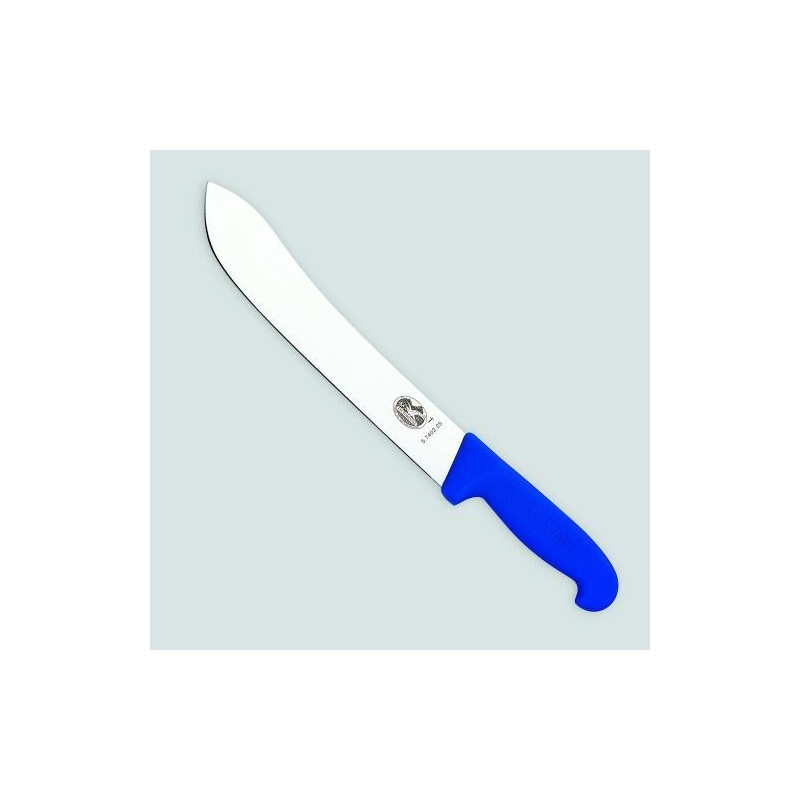 Trancheur/Boucher courbe 25 cm manche Bleu (Victorinox)disponible à la Maison Pollet de Toulouse
