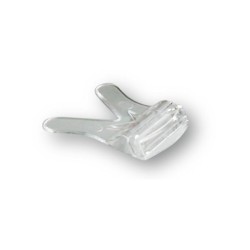 Support rainuré cristal pour étiquettedisponible à la Maison Pollet de Toulouse