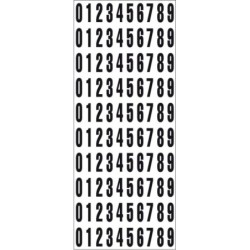 Planche de 500 chiffres adhésifs - 10 mmdisponible à la Maison Pollet de Toulouse