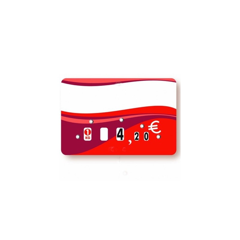 Etiquette : Evasion Boucherie neutre - 8x12 cm (avec roulettes)disponible à la Maison Pollet de Toulouse