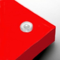 Planche poly HACCP 600x400x20 mm HD 500 sur patin - Rougedisponible à la Maison Pollet de Toulouse