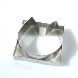Découpoir Inox Tête de Chat - 110x110 mmdisponible à la Maison Pollet de Toulouse