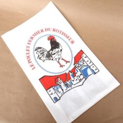 Poche à Poulet Fermier - 250x80x420 mm (x100)disponible à la Maison Pollet de Toulouse