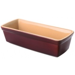 Plat grès Brun 310x125x90 mm - Terrine Rectangulaire - 2 Litresdisponible à la Maison Pollet de Toulouse